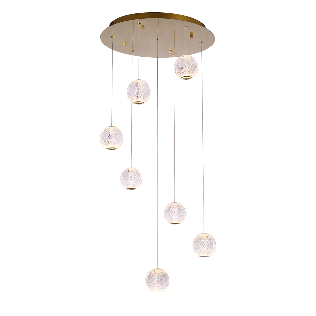 Светильник подвесной Delight Collection Elliot Diamante MD20001012-7A gold Светильник подвесной Delight Collection Elliot Diamante MD20001012-7A gold