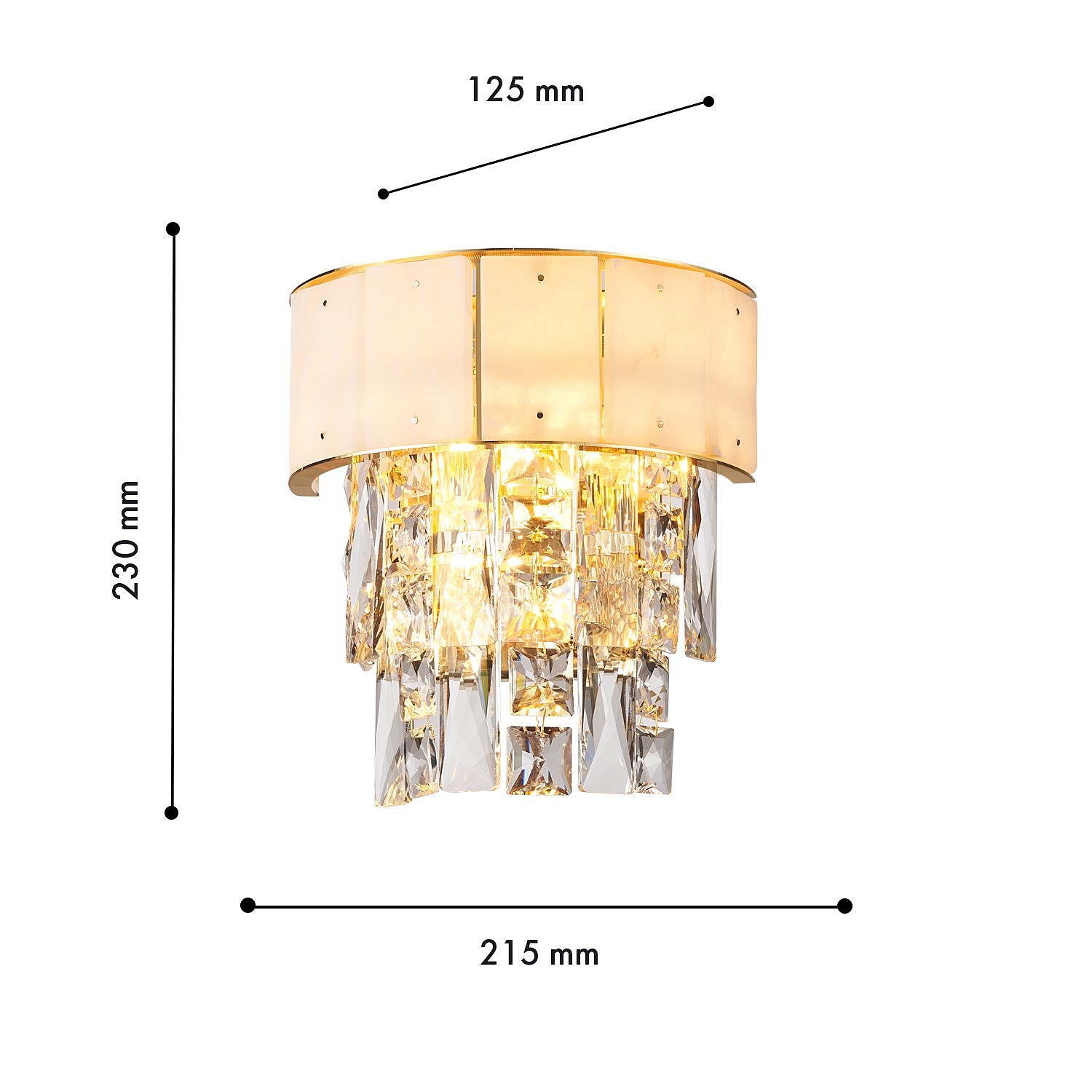 Настенное бра Favourite Raffinato 4783-2W