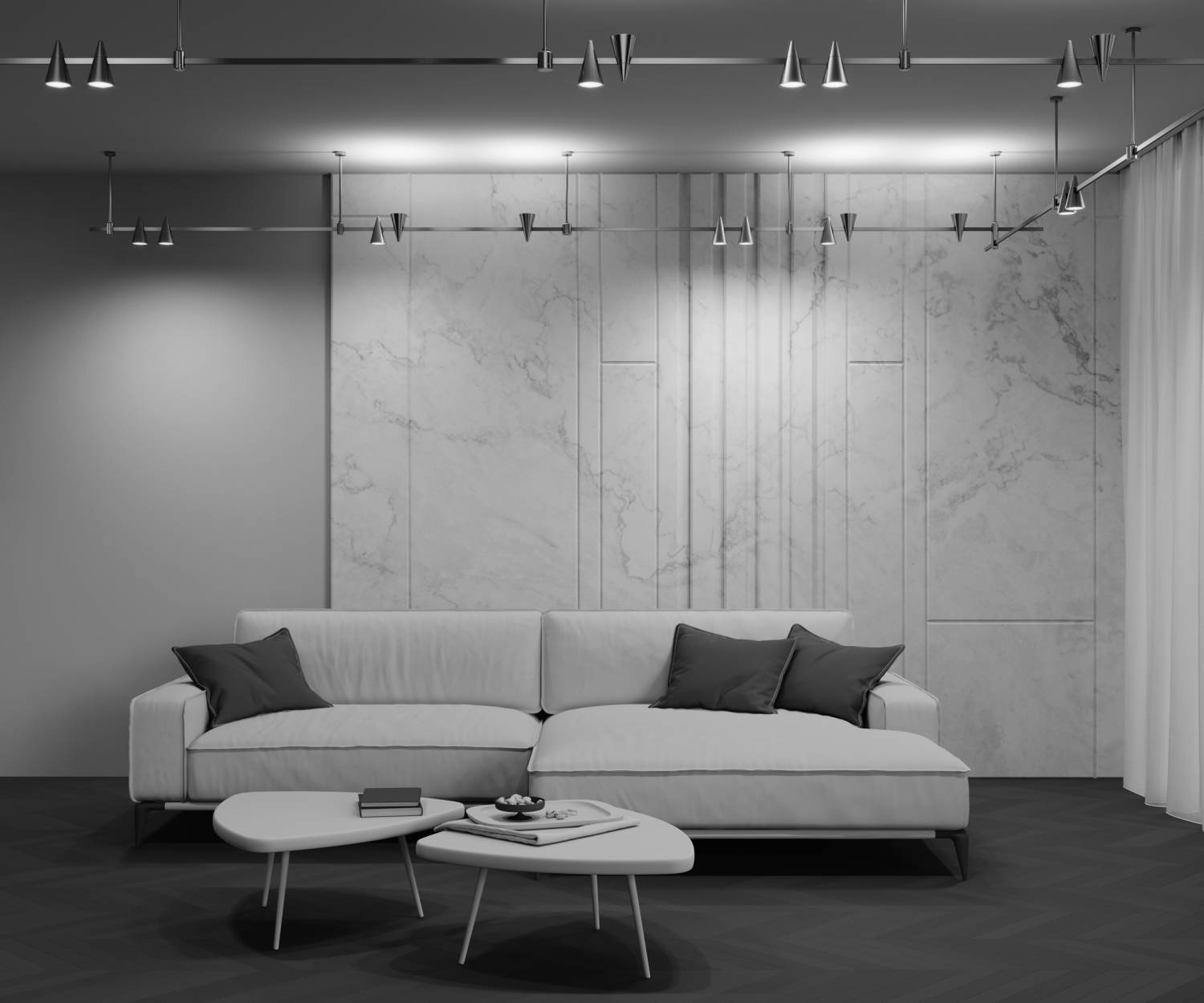 Трековый светильник Maytoni Keila TR146-1-5W3K-BS Трековый светильник Maytoni Keila TR146-1-5W3K-BS