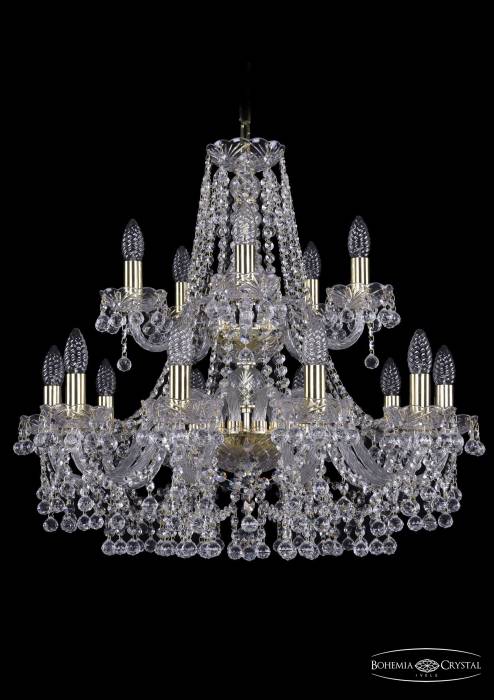 Подвесная хрустальная люстра 1409 Bohemia 1409/10+5/240/2d G
