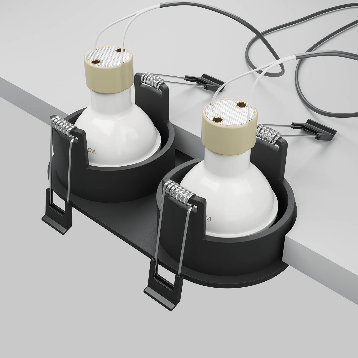 Встраиваемый светильник Maytoni Share DL126-02-GU10-B