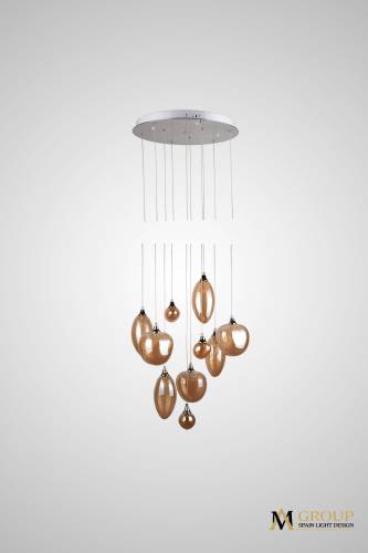 Светильник подвесной AM Group Am358 AM358-10 AMBER