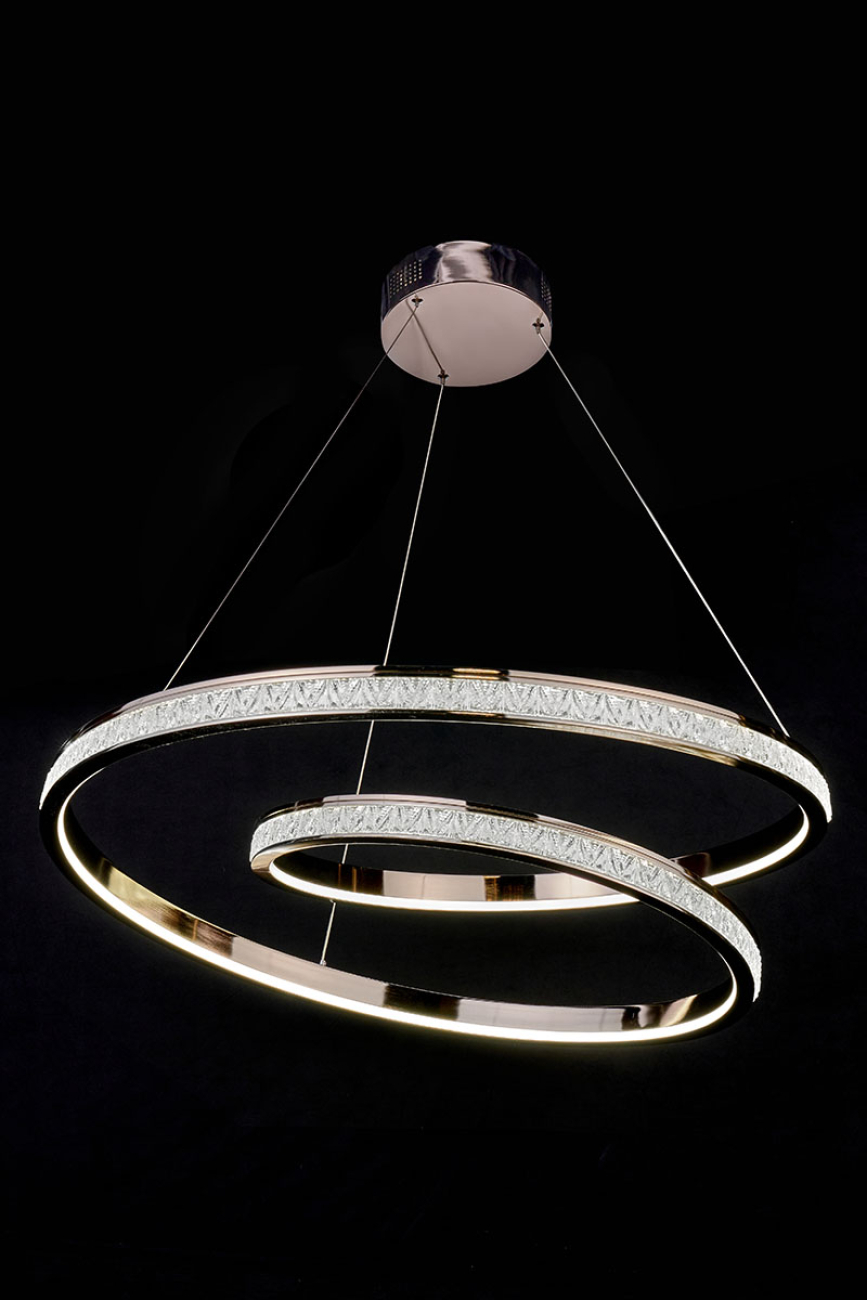 Подвесная люстра LEON Aida LE7707/800Z Black Chrome