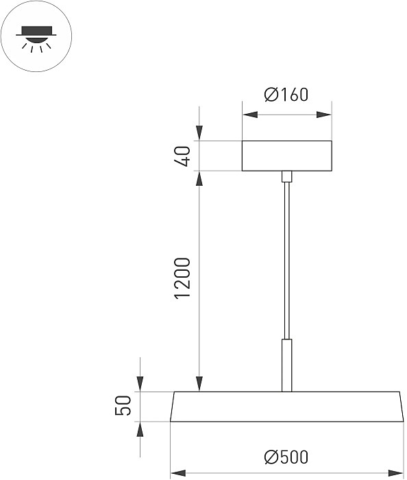 Светильник подвесной Arlight ELEGANT 033925(1)