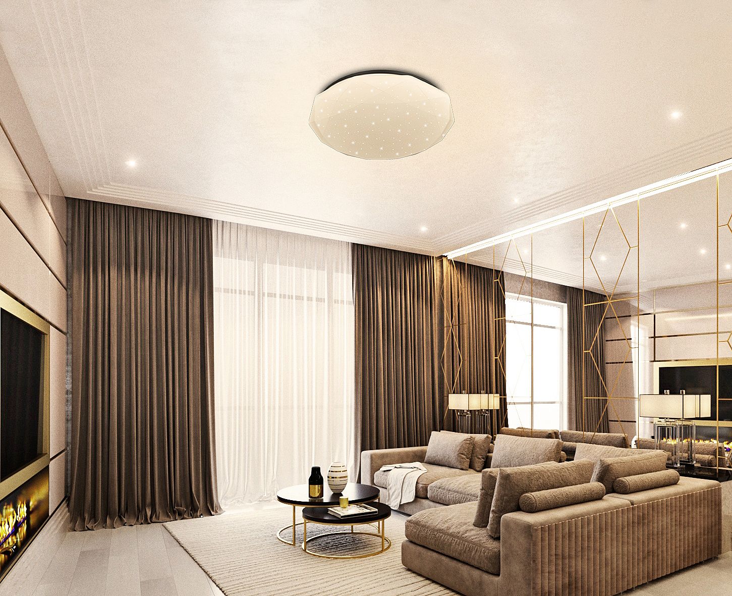 Потолочная светодиодная люстра Led Natali Kovaltseva LED LAMPS 81082