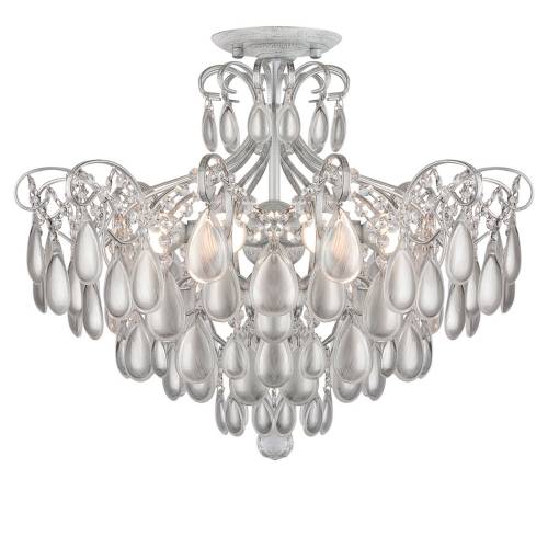 Потолочная люстра AM Group Monica MONICA PL6 SILVER