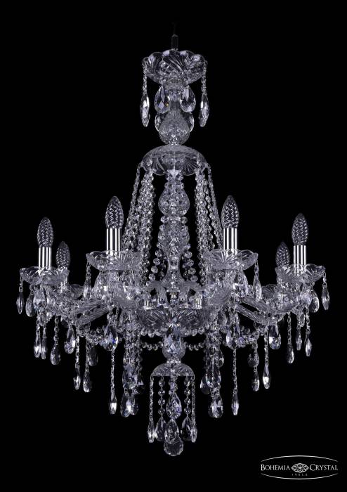 Подвесная хрустальная люстра 1415 Bohemia 1415/8/220/XL-85 Ni