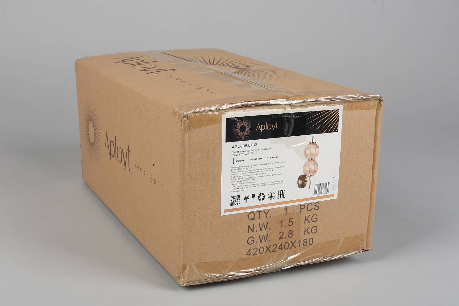 Настенное бра Aployt Zhizel APL.608.01.02