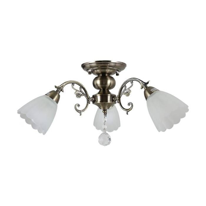 Потолочная люстра ЭкономСвет 4671 4671/3AB WT