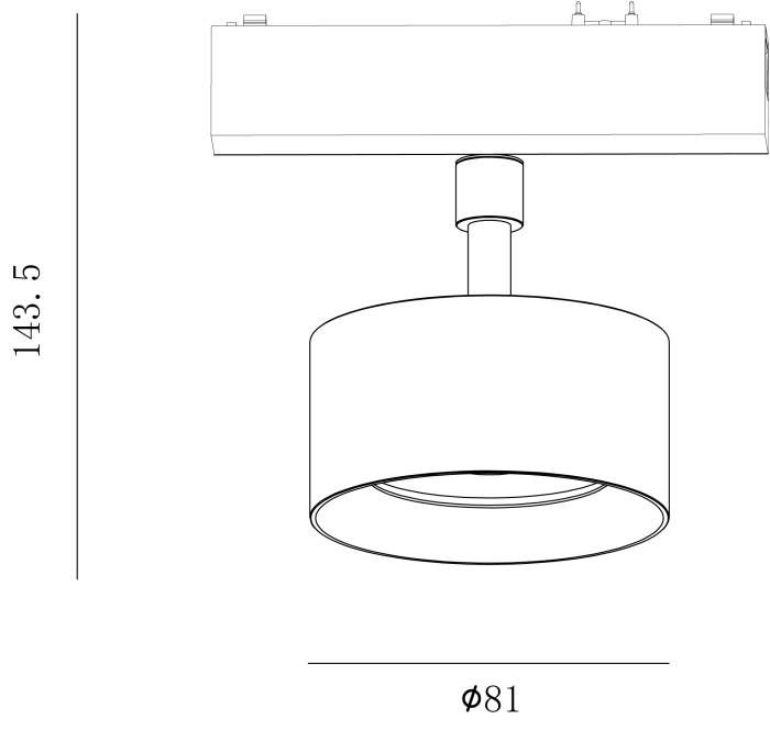Трековый светильник SWG PRO SLIM SL-SLIM-FTSBL-10-CCT