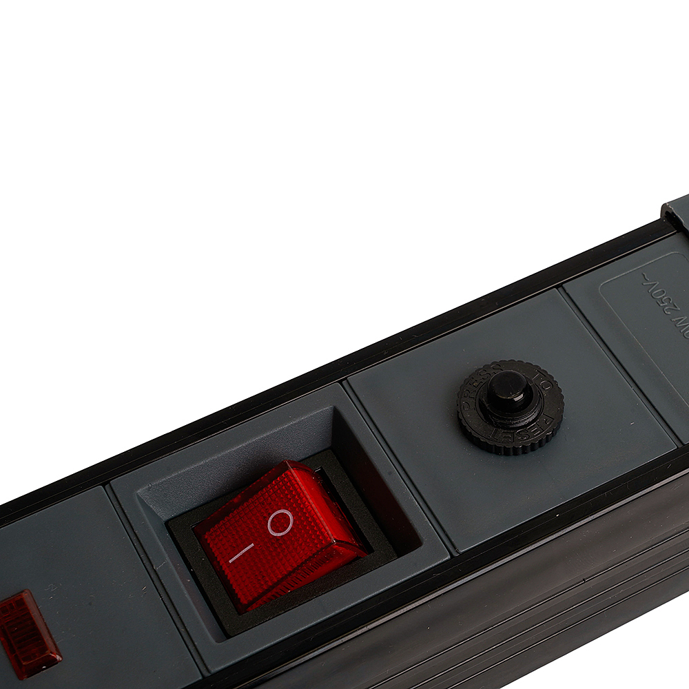 Сетевой фильтр 6-местный с/з 3x1мм2, 3 м, Stekker Techno 50160