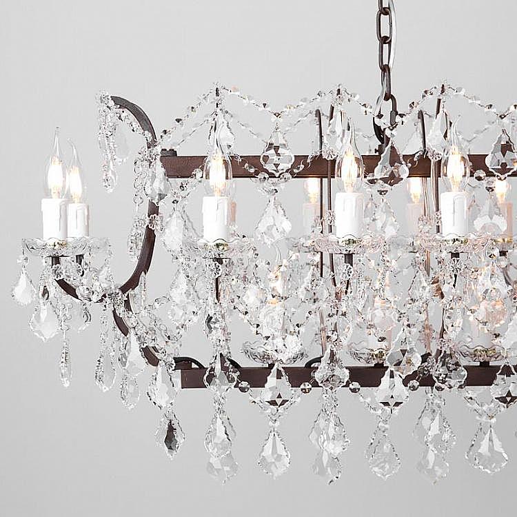 Подвесная хрустальная люстра Rococo L'Arte Luce Luxury L27903