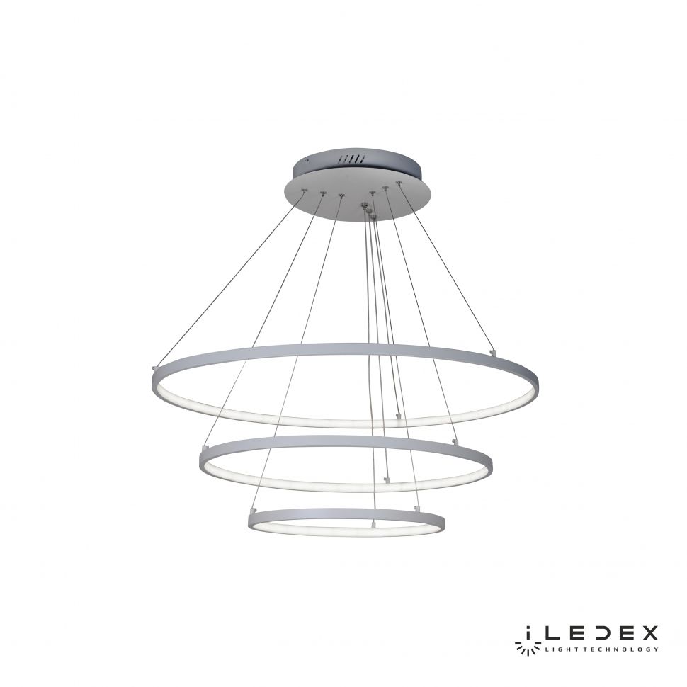 Подвесная люстра ILedex Axis D098-3 (800x600x400) WH
