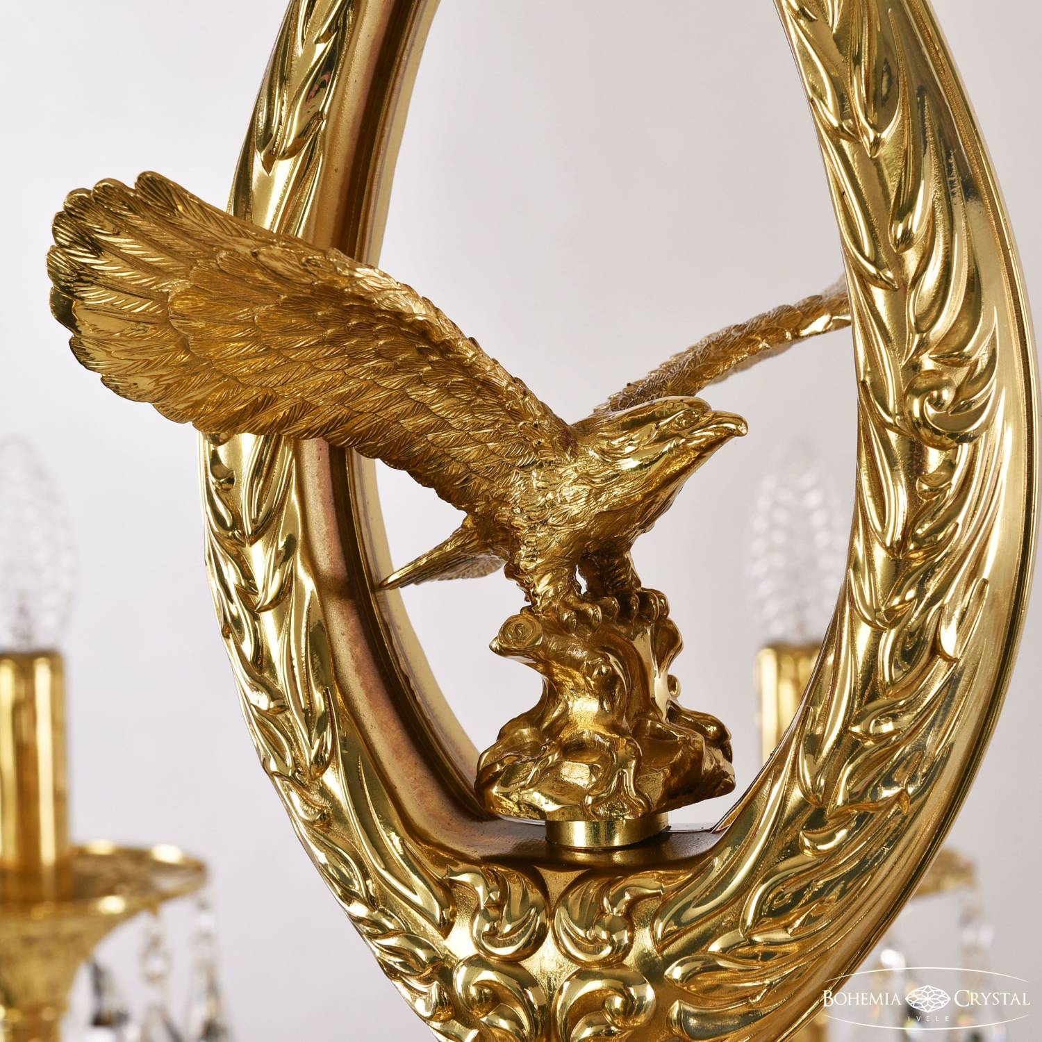 Подвесная хрустальная люстра 7101 Bohemia 71401/12/360 A G FE1S