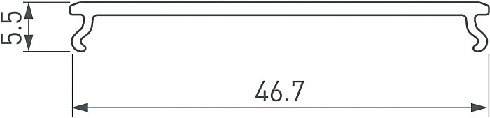 Экран для профиля Arlight Arh-Line 044878