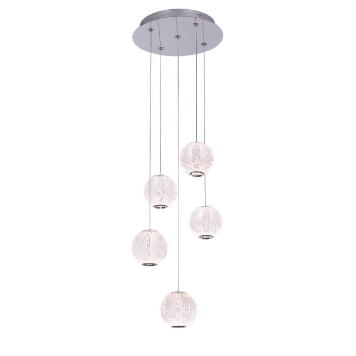 Светильник подвесной Delight Collection MD20001012 MD20001012-5A chrome Светильник подвесной Delight Collection MD20001012 MD20001012-5A chrome