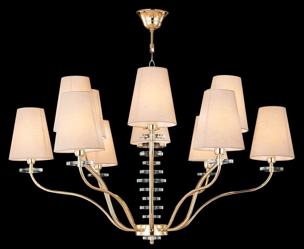 Подвесная люстра Crystal Lux Armando Gold ARMANDO SP6+6 GOLD