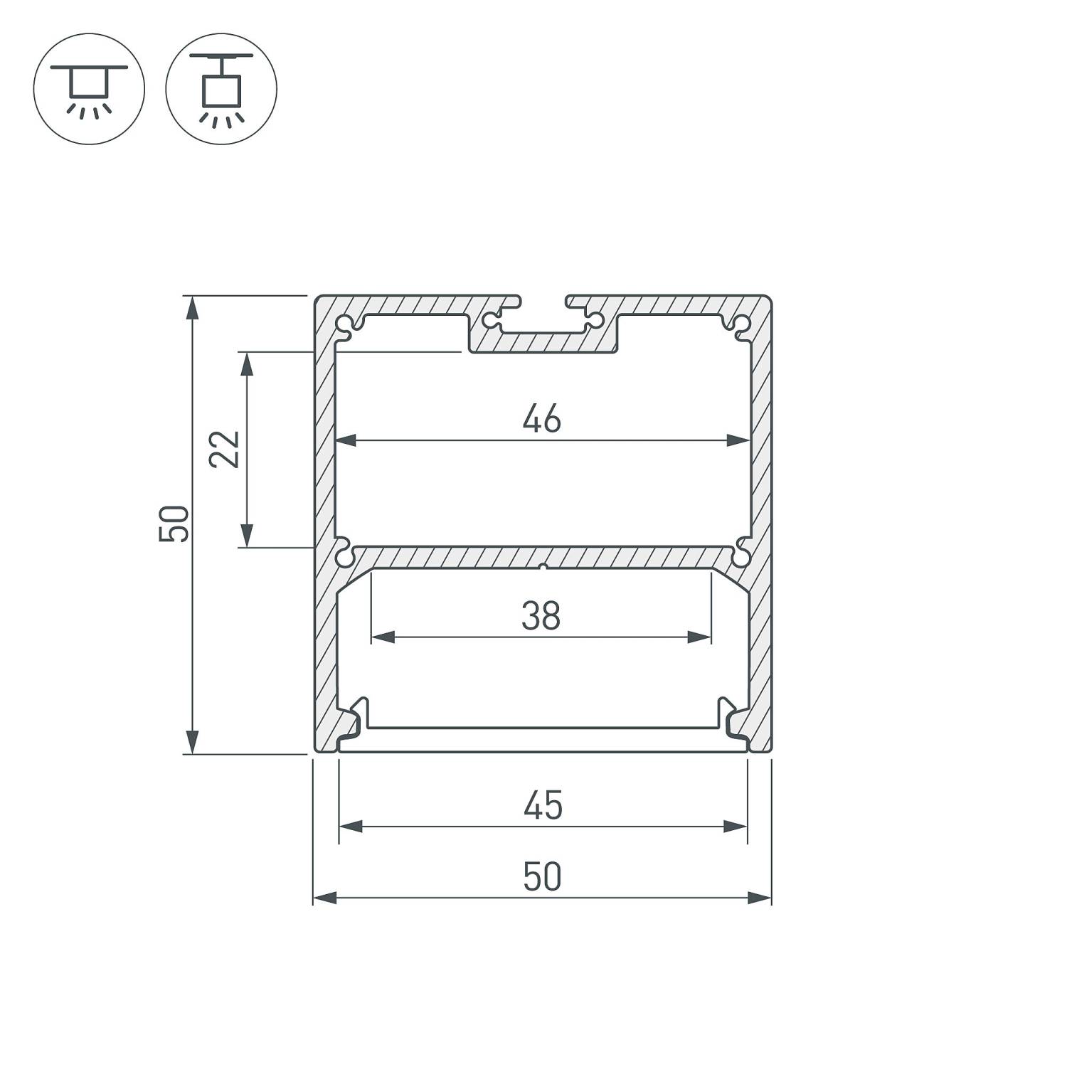 Профиль Arlight Sl-Line 036202