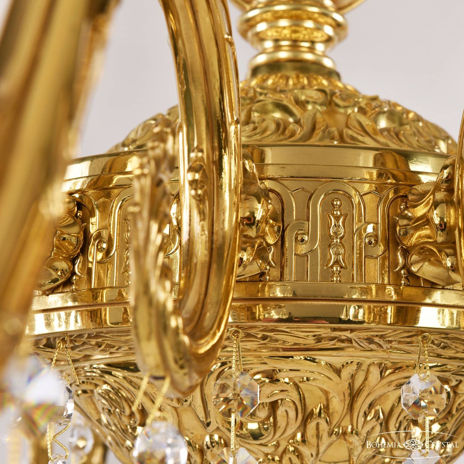 Подвесная хрустальная люстра 7101 Bohemia 71401/12/360 A G FE1S