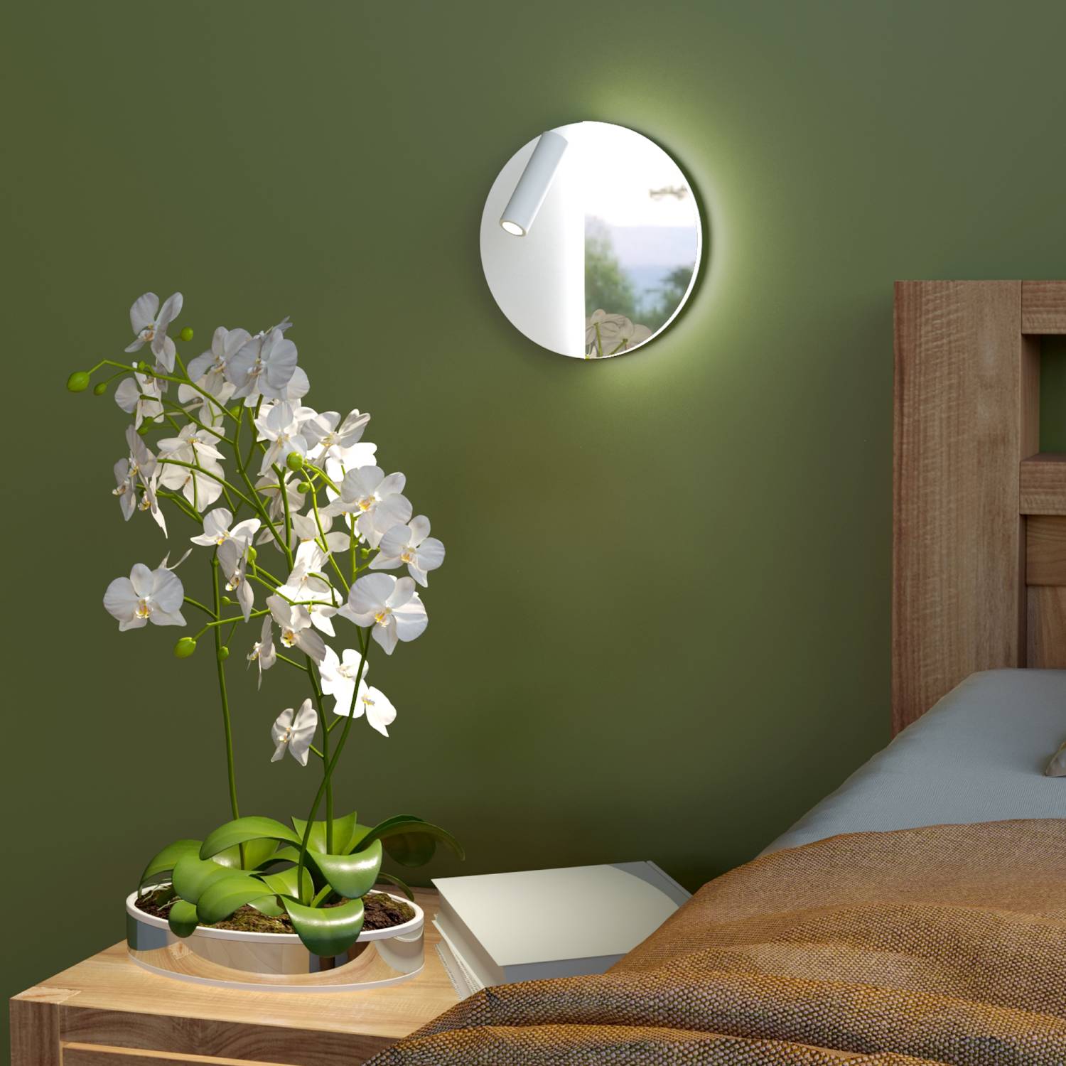 Настенный светильник Elektrostandard Drom Drom LED белый/хром (40105/LED)