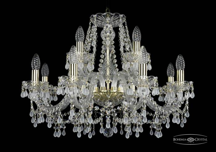 Подвесная хрустальная люстра 1410 Bohemia 1410/8+4/240 G V0300