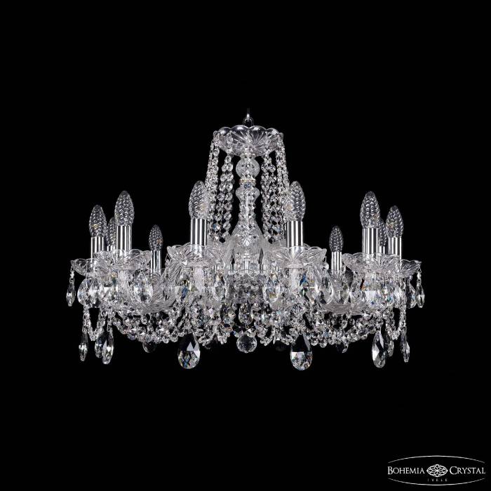 Подвесная хрустальная люстра 1402 Bohemia 1402/12/240 Ni
