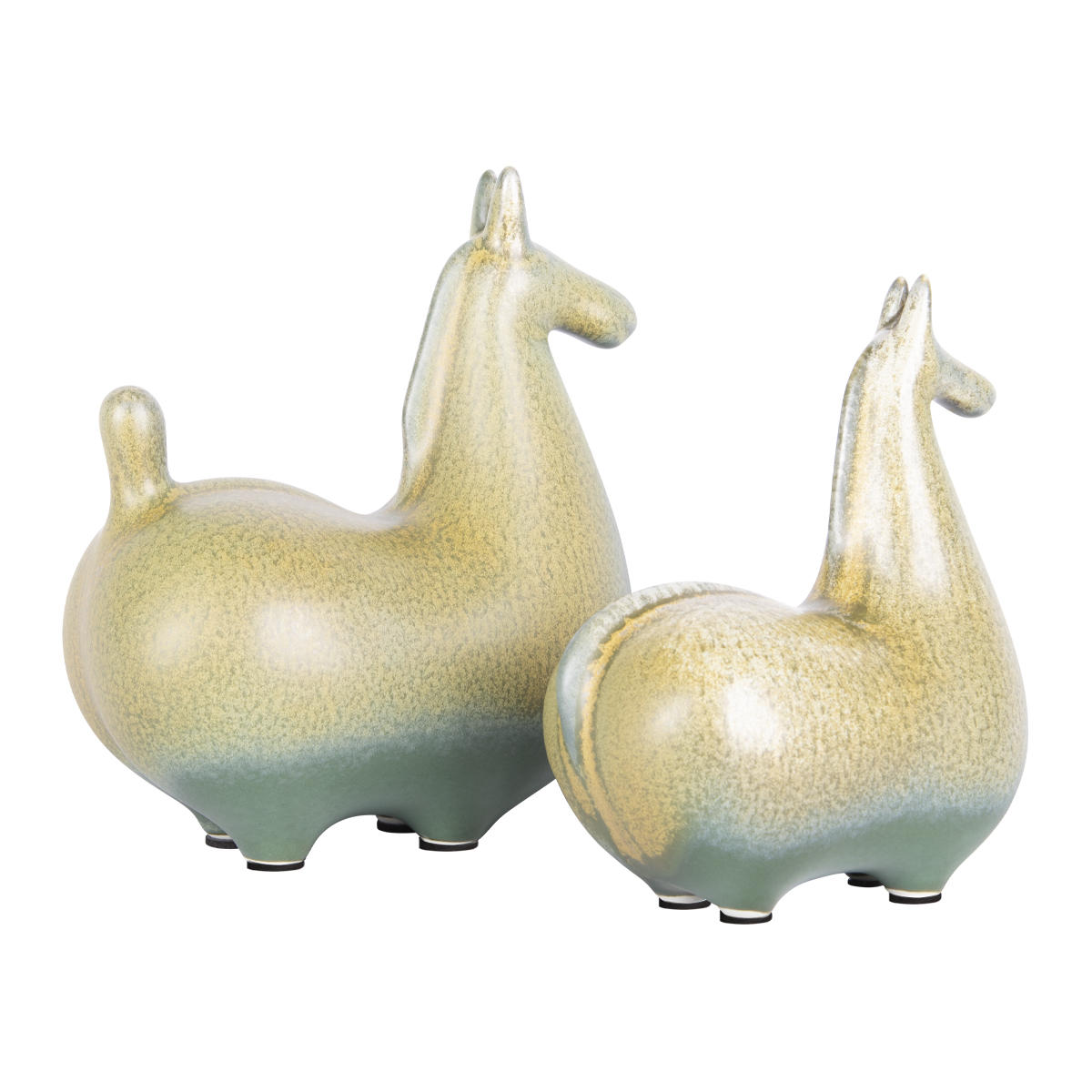 Статуэтка (2 штуки) Loft It Horse 10283 Green (2 pcs)