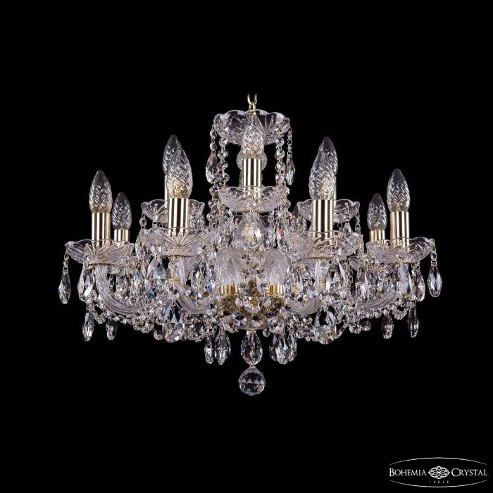 Подвесная хрустальная люстра 1402 Bohemia 1402/8+4/195 G