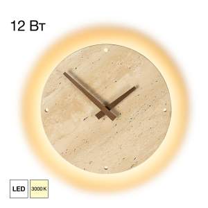 Светильник настенный с часами Citilux Mares CL246015