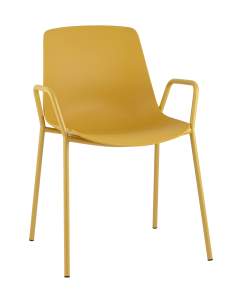 Стул пластиковый Stool Group Kaira SL-7201F yellow 90208