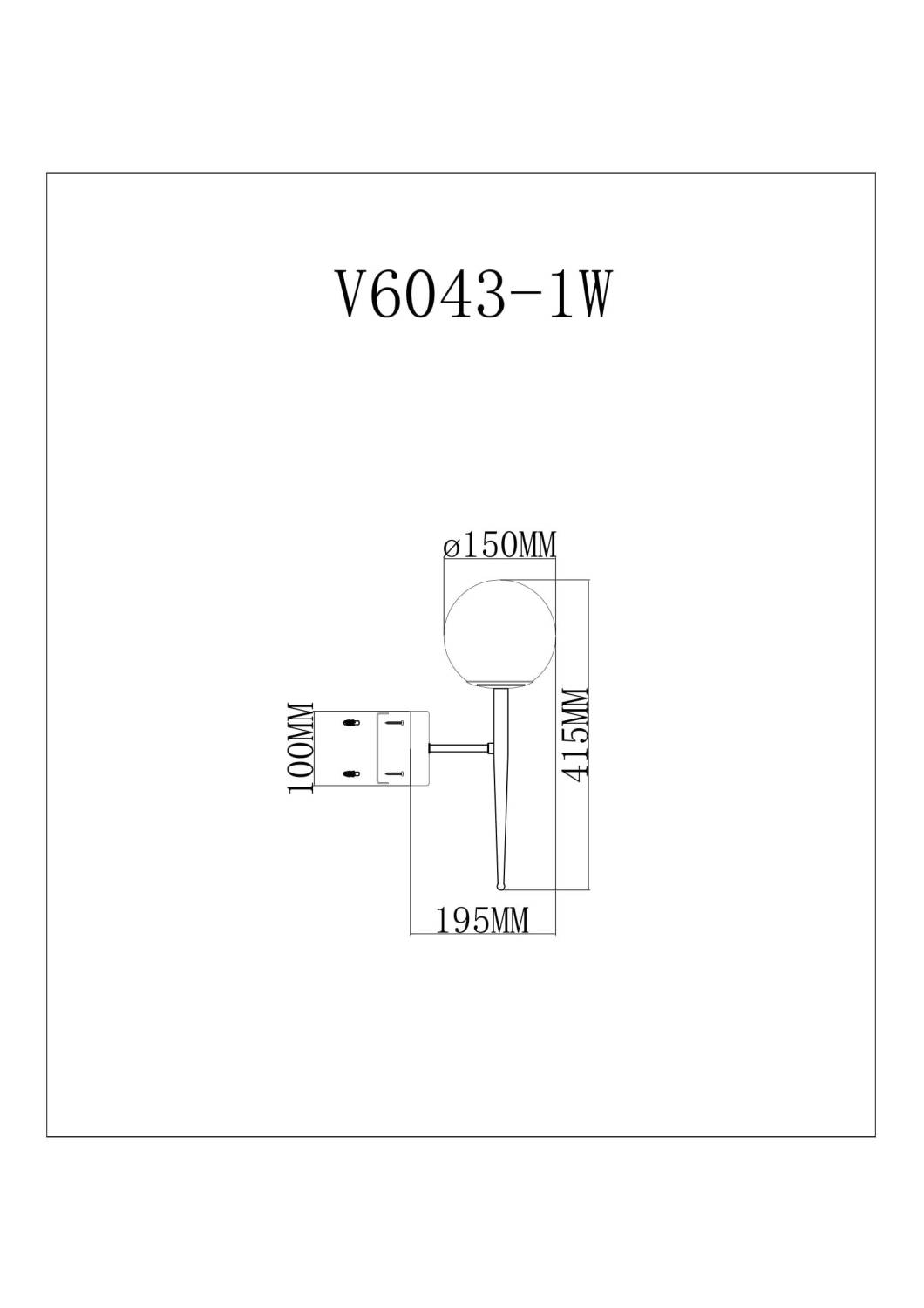 Настенное бра Moderli Scrumbel V11562-1W