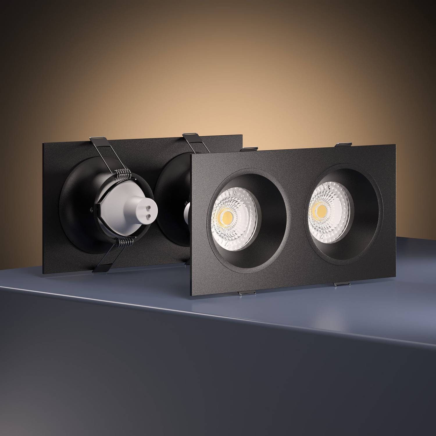 Встраиваемый светильник Elektrostandard Andi 15700/02 GU10 черный