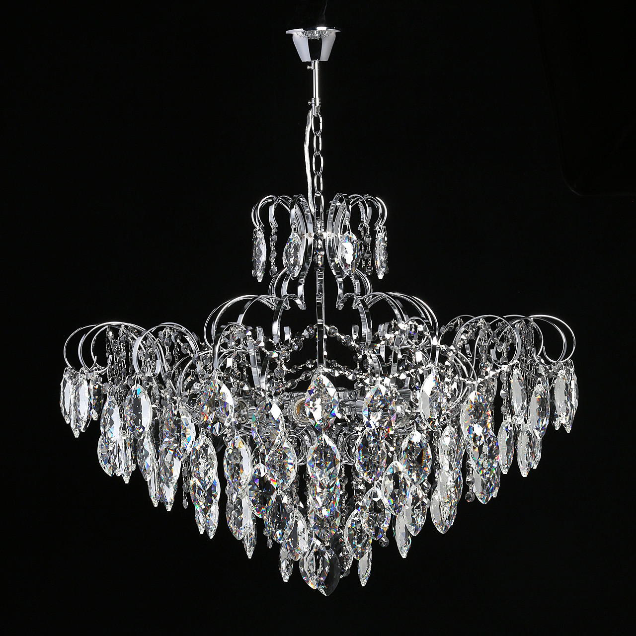 Подвесная хрустальная люстра Бриз De Markt 111010808