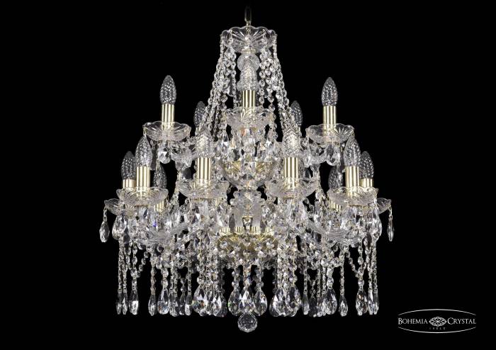 Подвесная хрустальная люстра 1413 Bohemia 1413/10+5/200/2d G