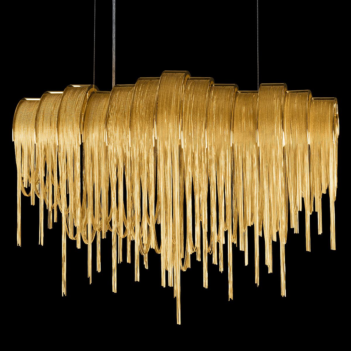 Подвесная люстра Loft It Volver 10404/720L GD