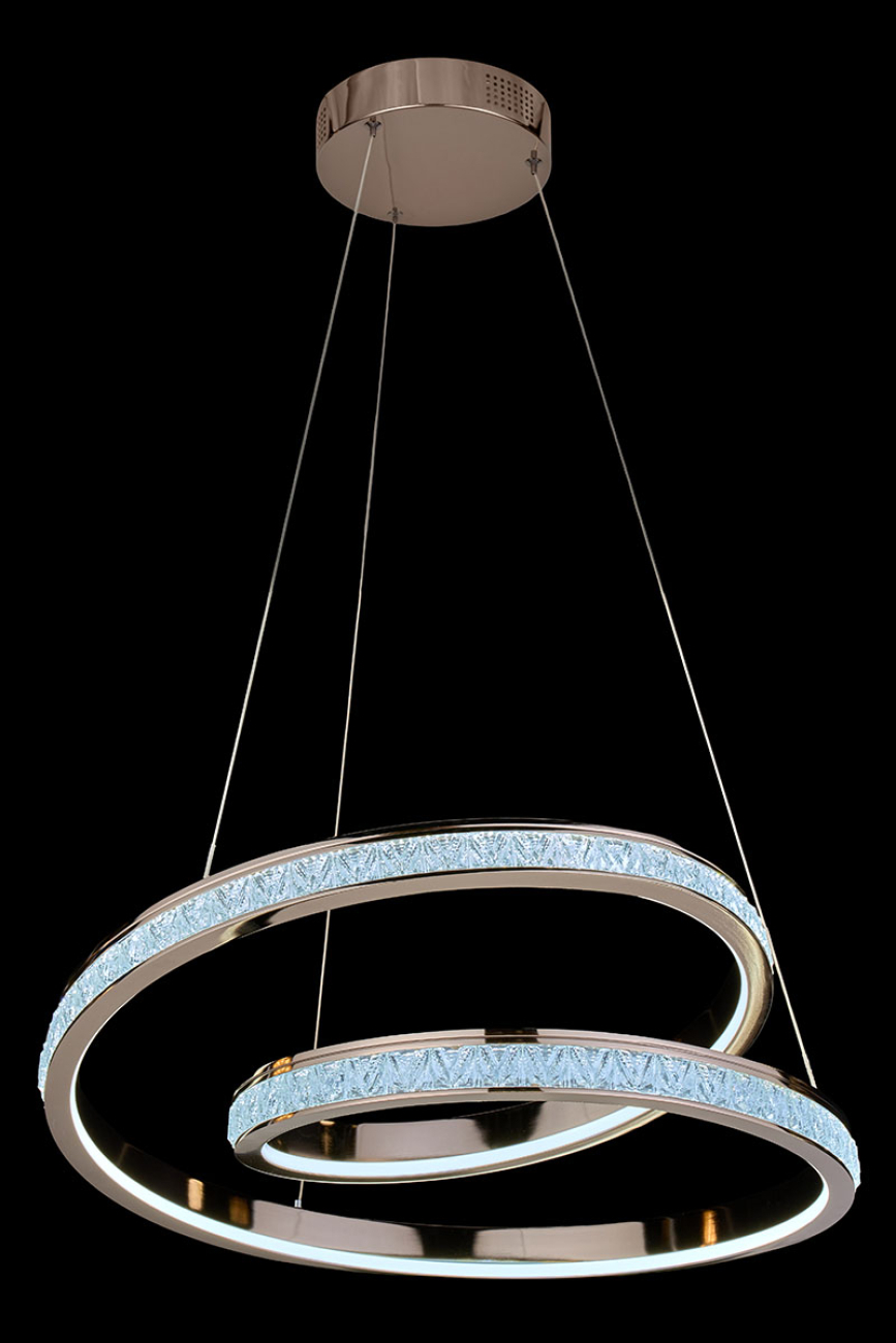 Подвесная люстра LEON Aida LE7707/600Z Black Chrome