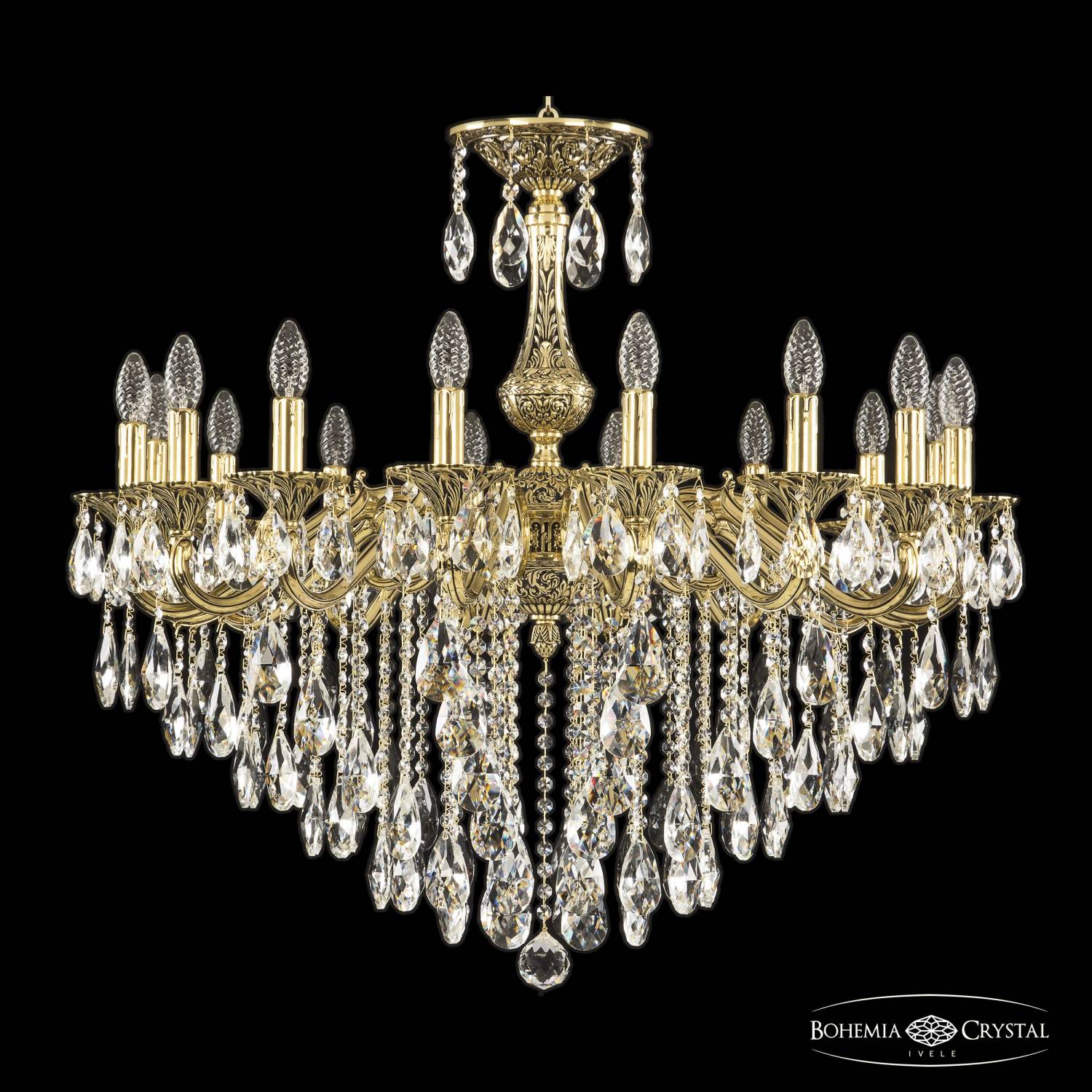 Подвесная хрустальная люстра 7202 Bohemia 72102/16/300 B GB