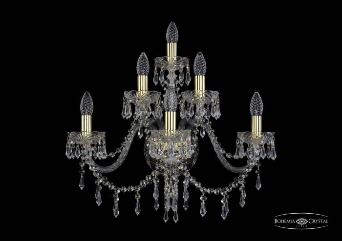 Настенное бра Bohemia 1403 1403B/3+2+1/240/G