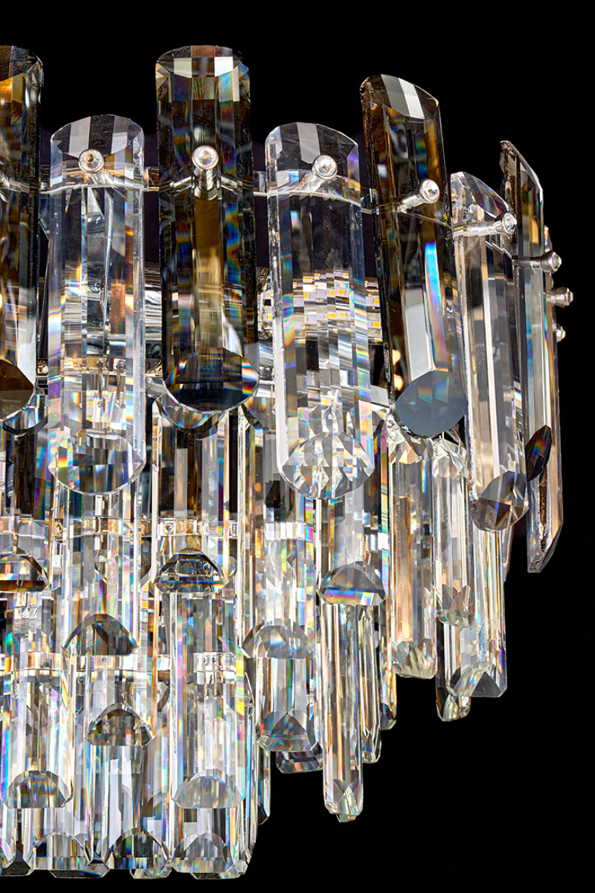 Подвесная люстра LEON Jacqueline LE7161/1200L CH/GR