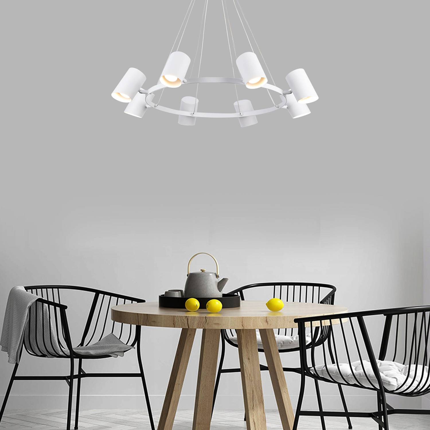 Подвесная люстра Eurosvet Splay 70147/8 белый Smart