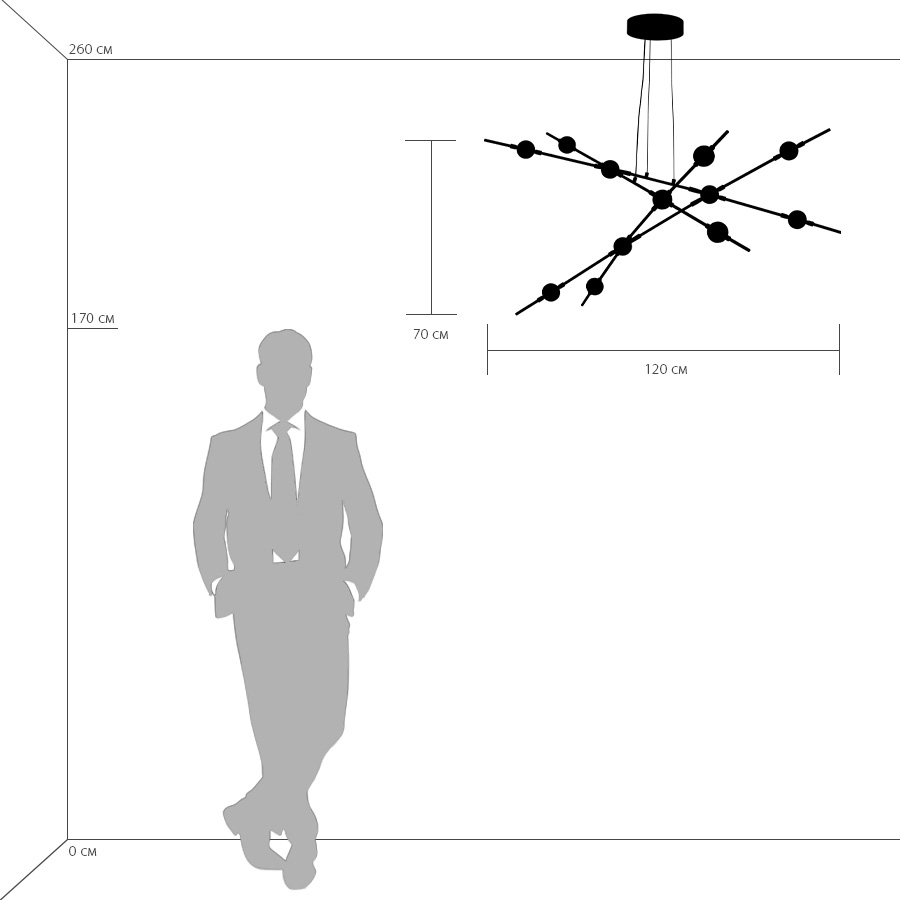 Подвесная люстра Lightstar Bergamo 745247