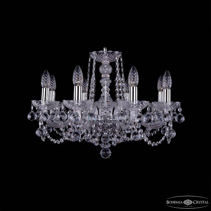 Подвесная хрустальная люстра 1402 Bohemia 1402/8/195 Ni Balls