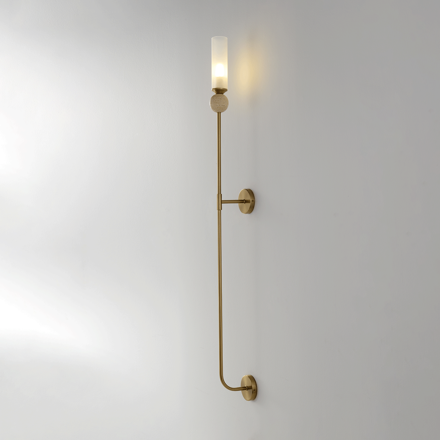 Настенное бра Crystal Lux Simply SIMPLY AP1.2 BRASS