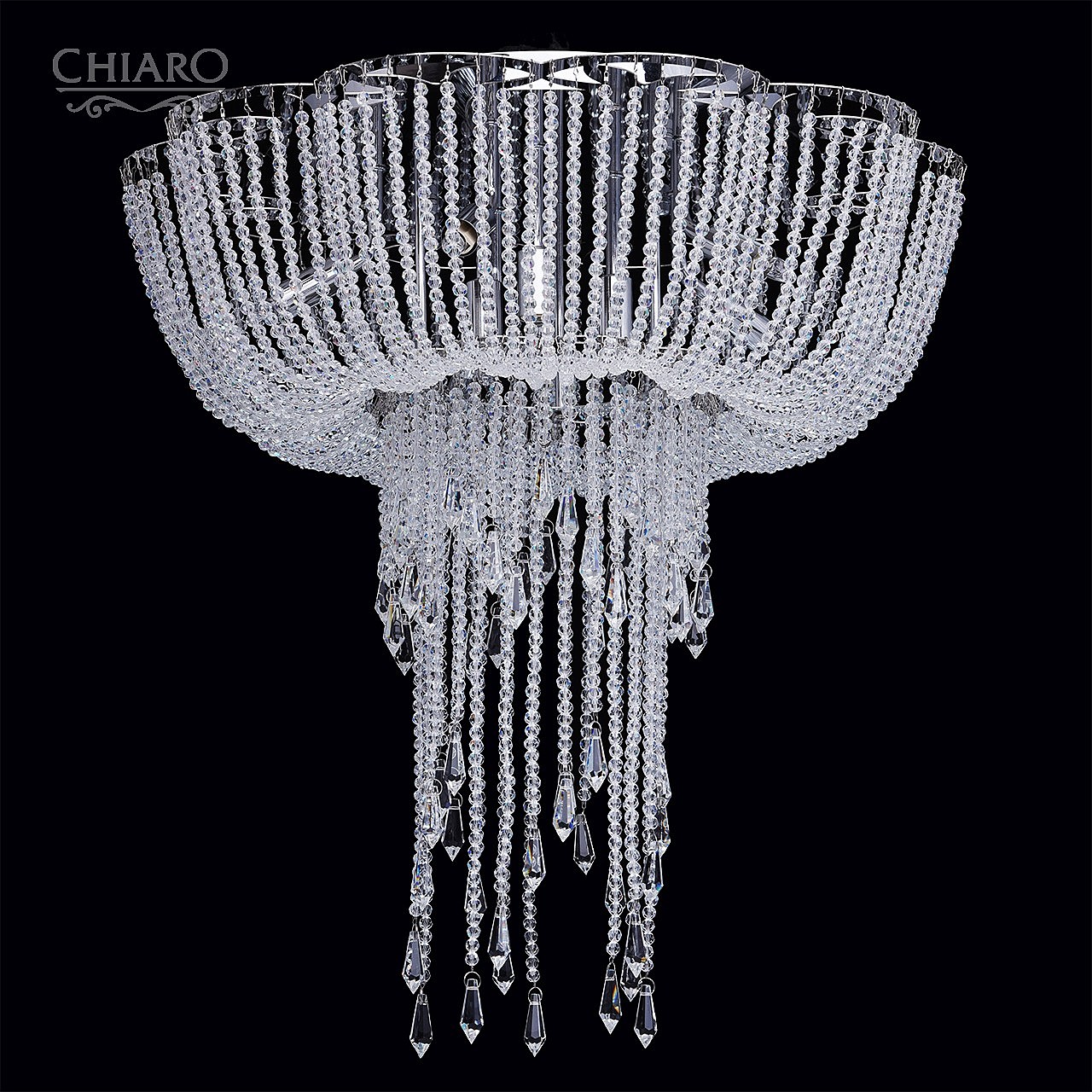 Потолочная хрустальная люстра Chiaro Сюзанна 458011608