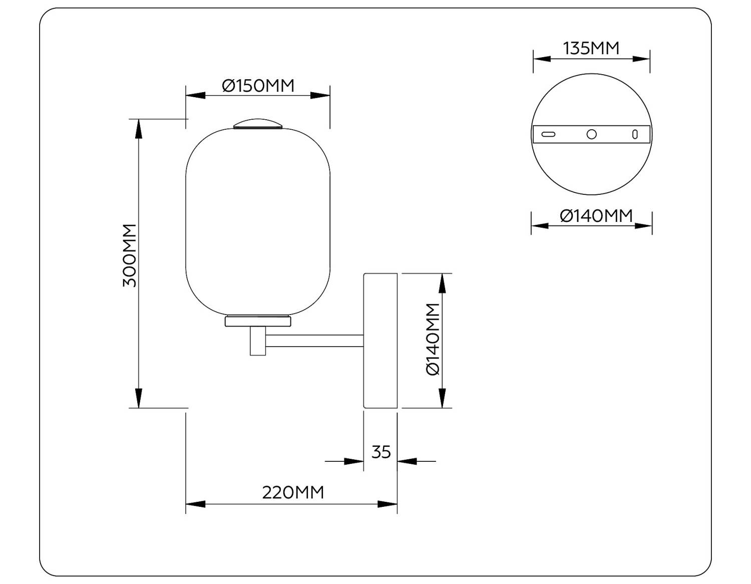 Настенное бра Ambrella Modern LH11039