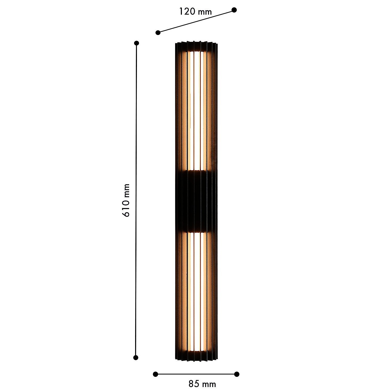 Уличный настенный светильник Favourite Asador 4827-2W