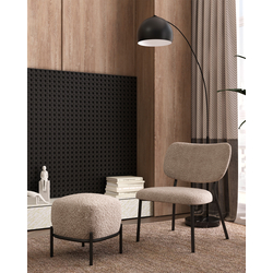 Пуфик Stool Group Стоун vd-pf-stone-tr-beige