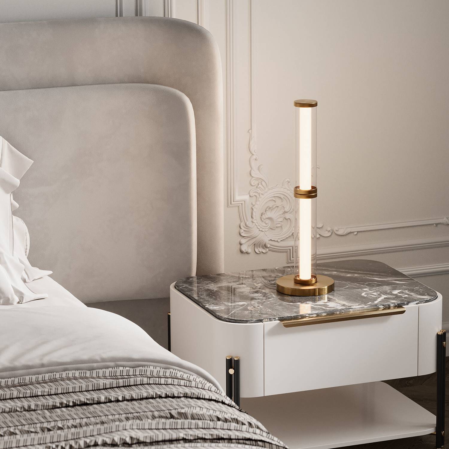 Настольная лампа Eurosvet Stark 80536/1 латунь