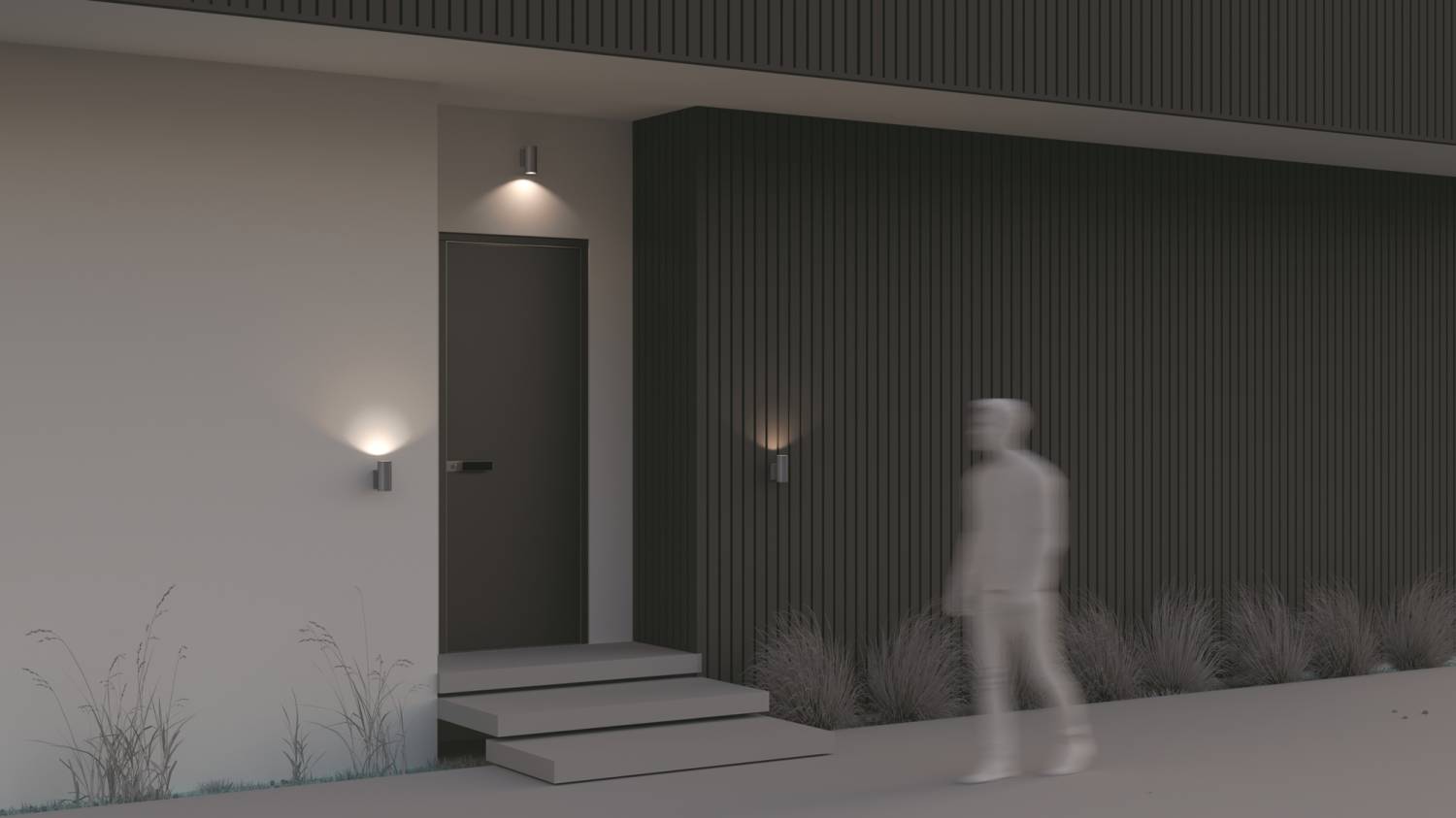 Уличный настенный светильник Maytoni O574WL-01GR