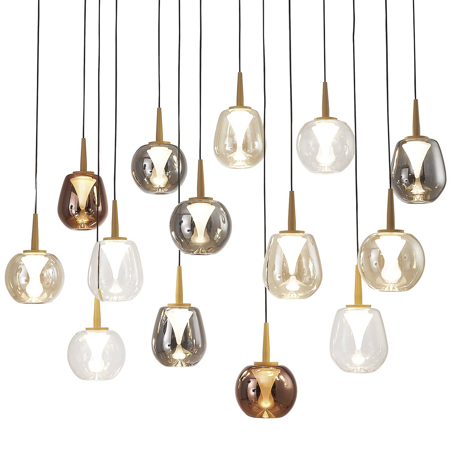 Подвесная люстра Mantra Andromeda 8936+14PL